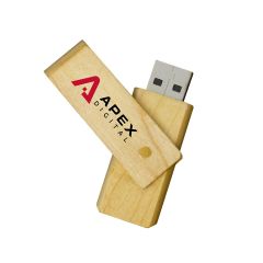 USB Wood Swivel 2