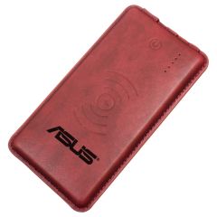 Leather Wireless Charger Power Bank