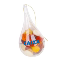 Clear Teardrop Shaped Ornament