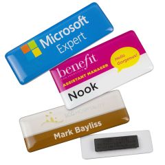 Custom Domed Name Badges