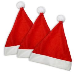 In Stock Felt Santa Hats