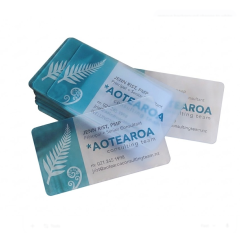 Transparent Printed Plastic Cards